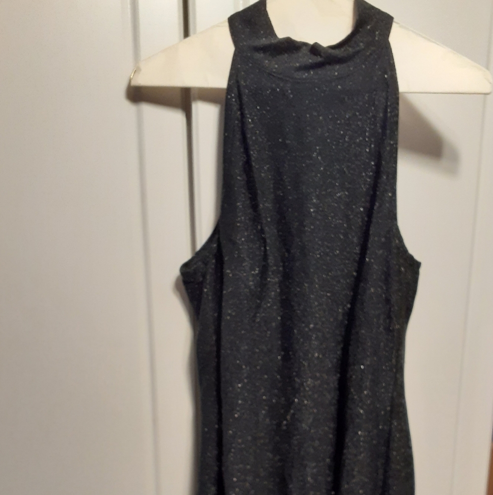 Vintage Sparkly Halter Dress